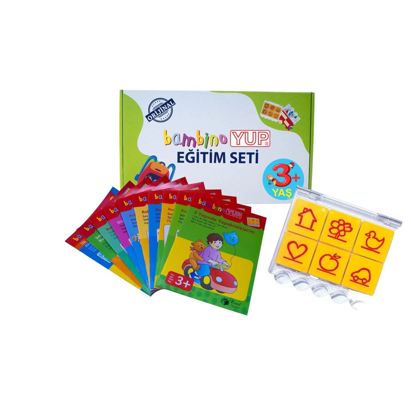 Yeni Bambino yup 3+seti dikkat konsantrasyon ve matematiksel düşünce eğitim seti(10 Kitapçık+Kontrol Kut)