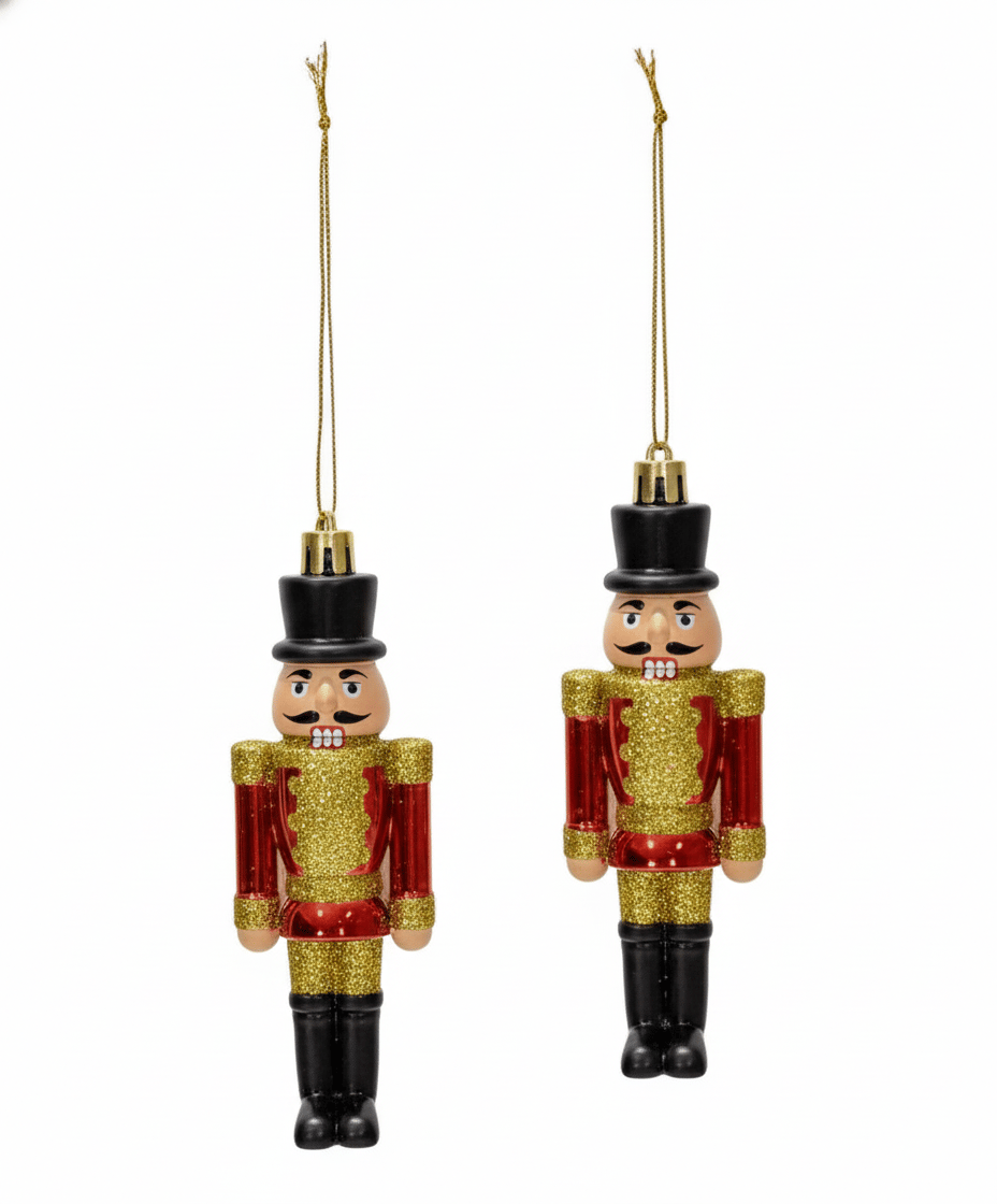 Yılbaşı Ağaç süsü Asker 2li Ağaç Süsü 12cm
