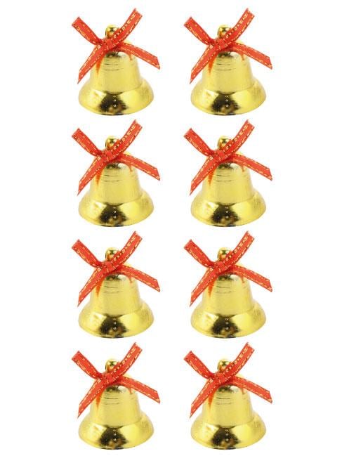 Yılbaşı Ağaç Süsü Çan-Zil 4 Cm 8 Parça
