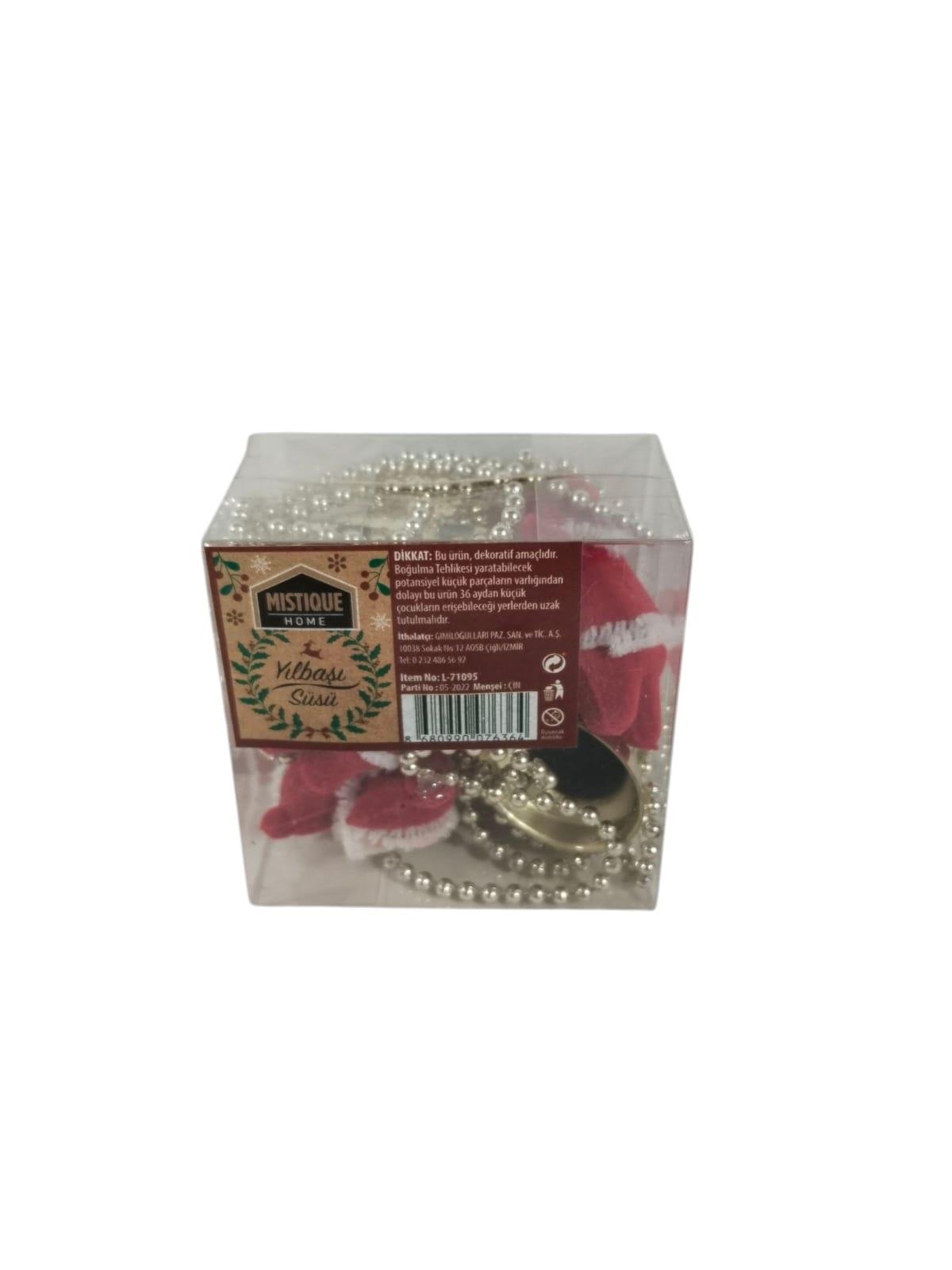 Yılbaşı Ağaç Süsü Noel Baba Zincir Süs Leva 200621