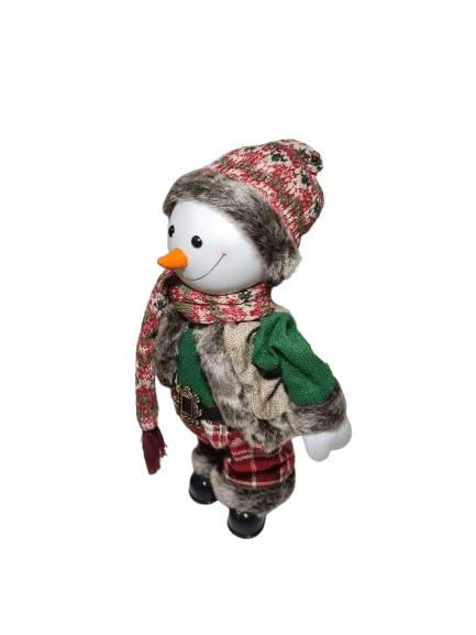 Yılbaşı Figür Kardan Adam Hareketli Müzikli 30cm