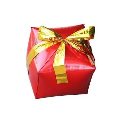 Yılbaşı Folyo Balon Hediye Paketi 33x33x33cm