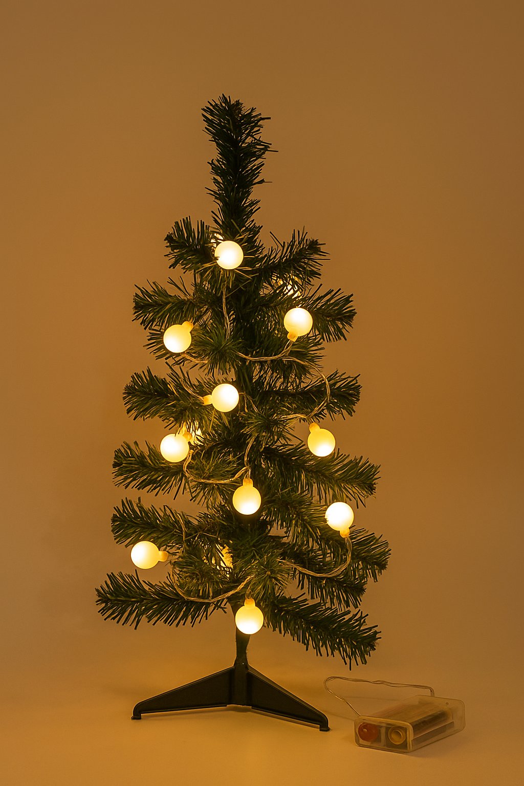 Yılbaşı Işık Led Boncuk Model 2Metre 10 top Pilli 
