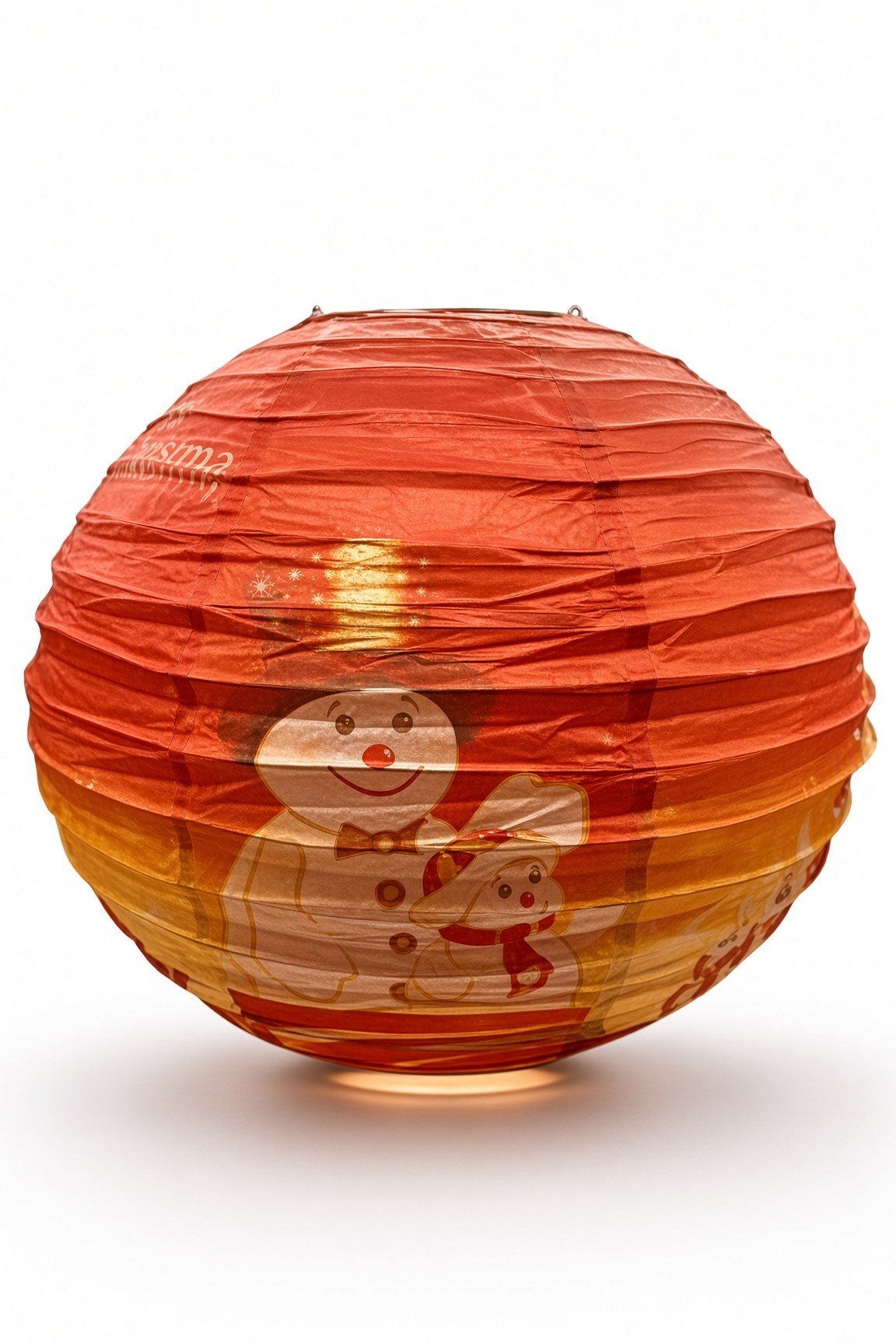 Yılbaşı Japon Feneri 40 Cm Kırmızı Temalı