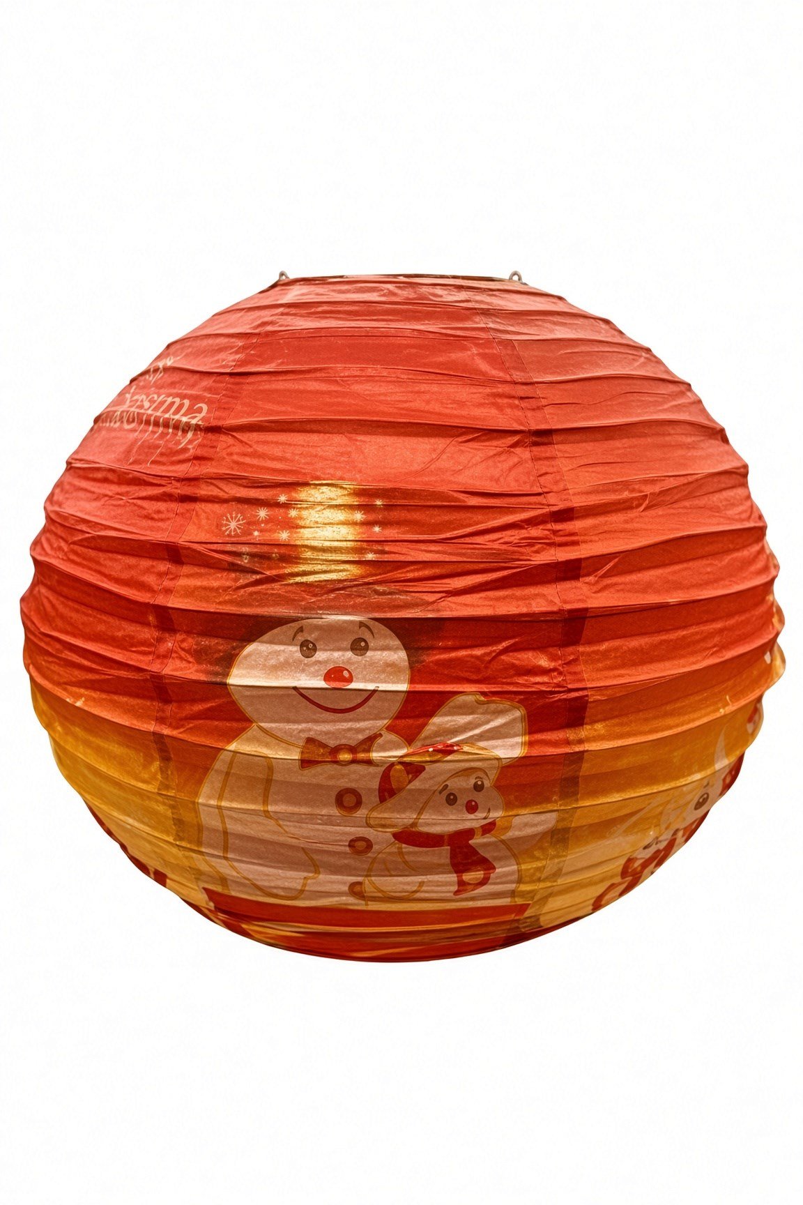 Yılbaşı Japon Feneri 40 Cm Kırmızı Temalı