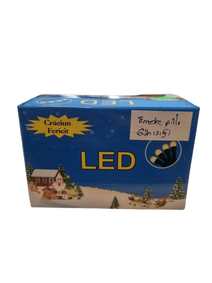 Yılbaşı Led ışık 8m pirinç günışığı pilli