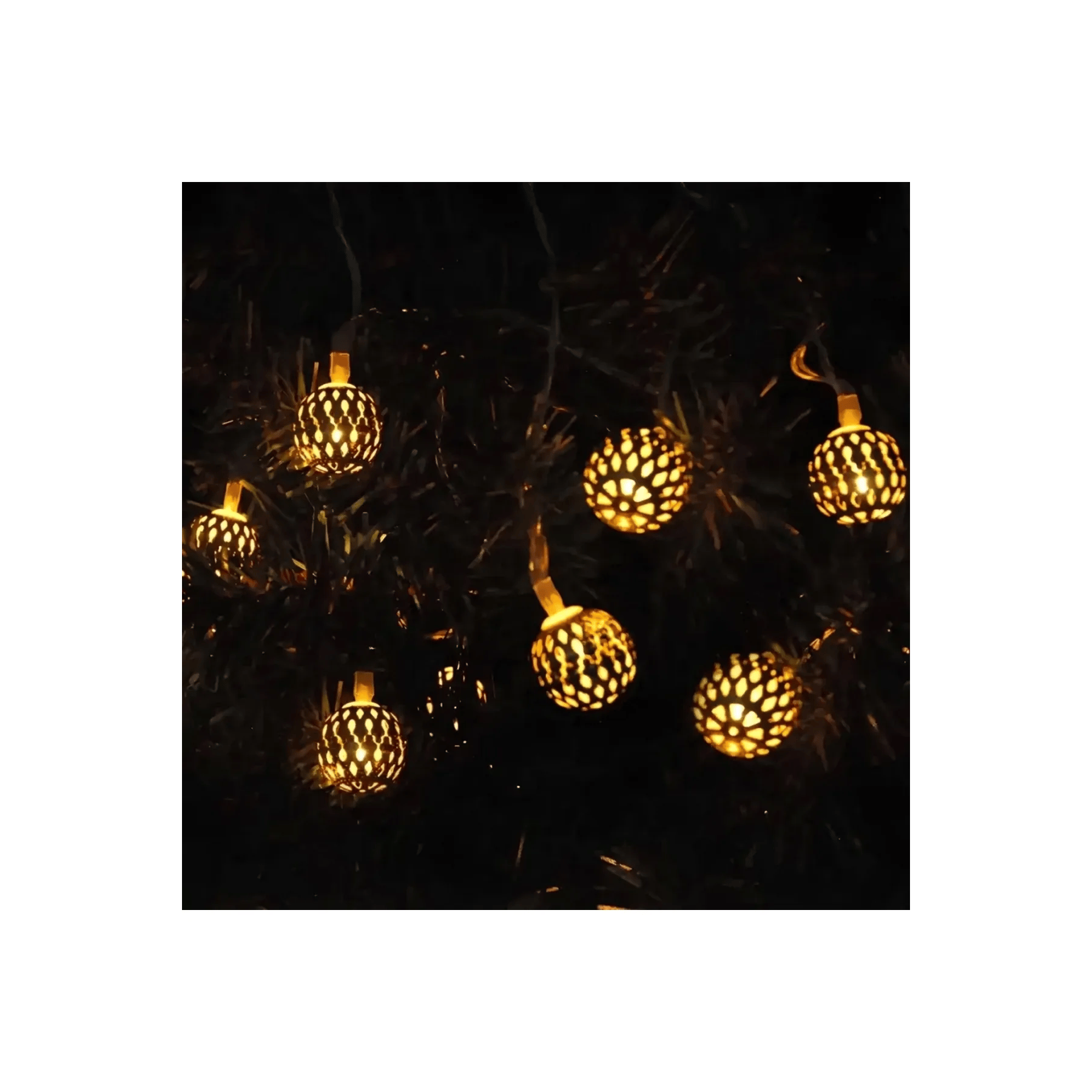 Yılbası Led Işık TOP model 3 metre.pilli gün ışığı çam ağacı dekoratif ışık