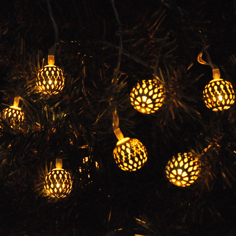 Yılbası Led Işık TOP model 3 metre.pilli gün ışığı çam ağacı dekoratif ışık