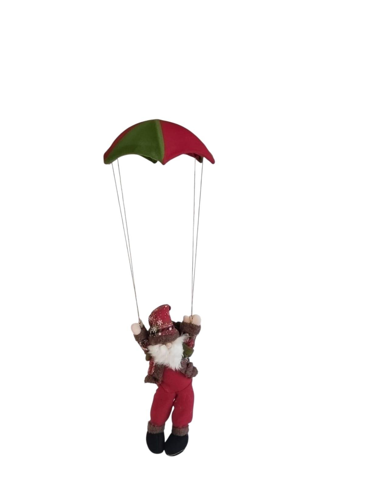 Yılbaşı Peluş Parasüt Figürler  NOEL BABA 35 cm