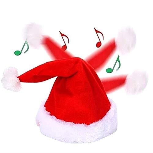 Yılbaşı Şapkası peluş hareketli müzikli lüks