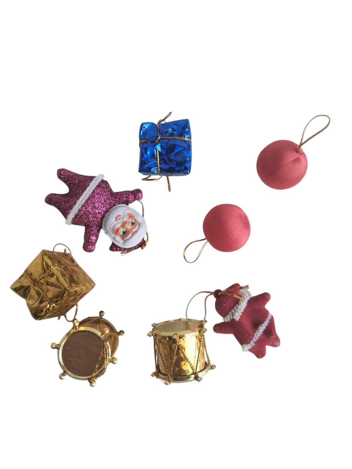 Yılbaşı Süs Karma 8li Noel Babalı