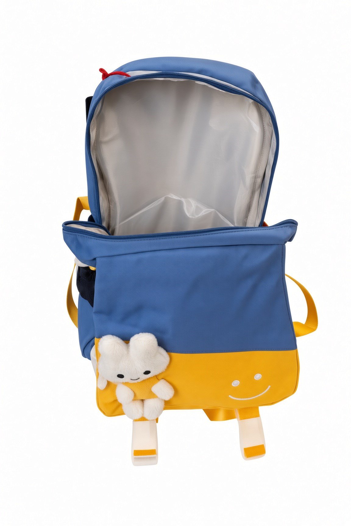 Young51665 ayıcık maskot 2göz okul sırt çantaMAVİ