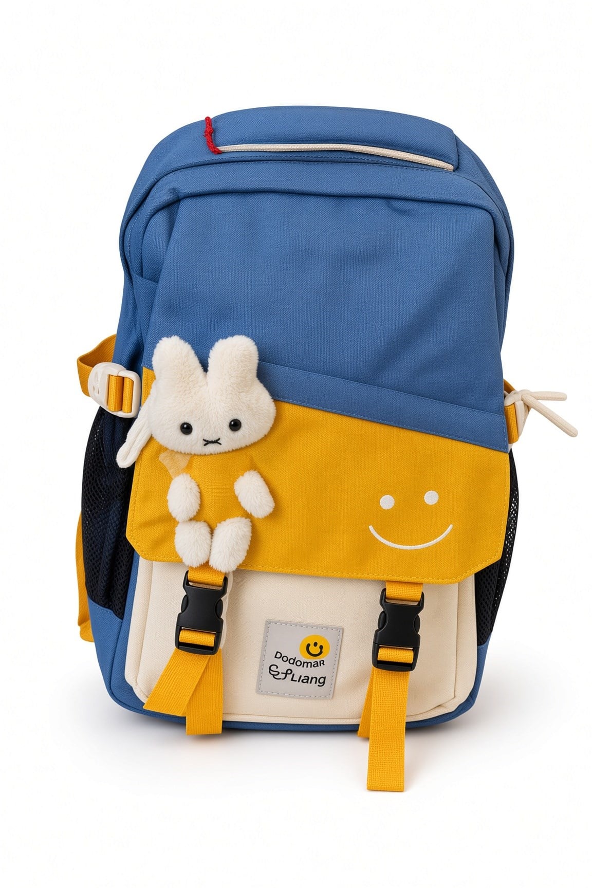 Young51665 ayıcık maskot 2göz okul sırt çantaMAVİ