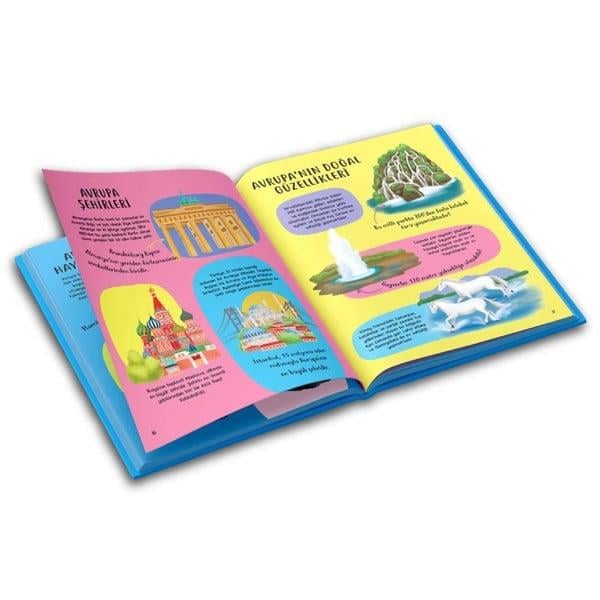 Yükselen Eğlenceli Çocuk Atlası 25*34 dev sert kapak ciltli eğlenceli çocuk atlası
