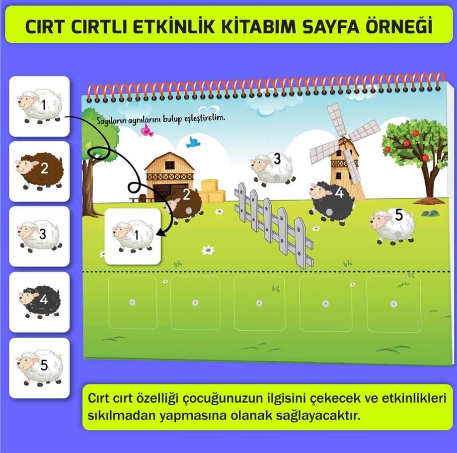 Yükselen Zeka Cırt Cırtlı Etkinlik Kitabım 16-24 Ay