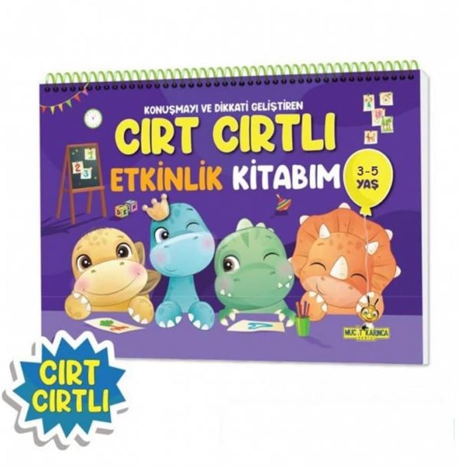 Yükselen Zeka Cırt Cırtlı Etkinlik Kitabım:3-5 yaş