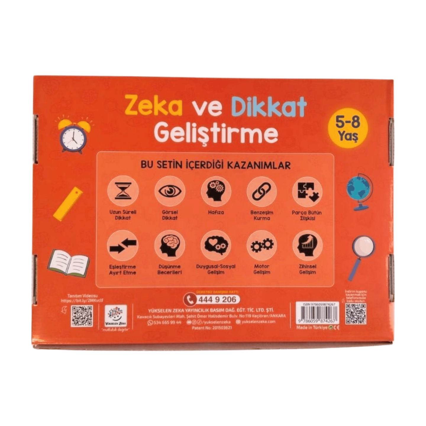 Yükselen Zeka ve Dikkat Geliştirme Seti (5-8Yaş)