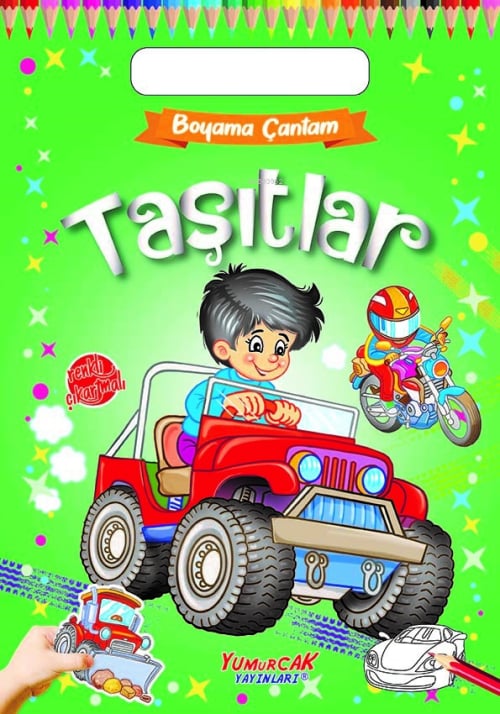 Yumurcak Boyama Çantam - Taşıtlar