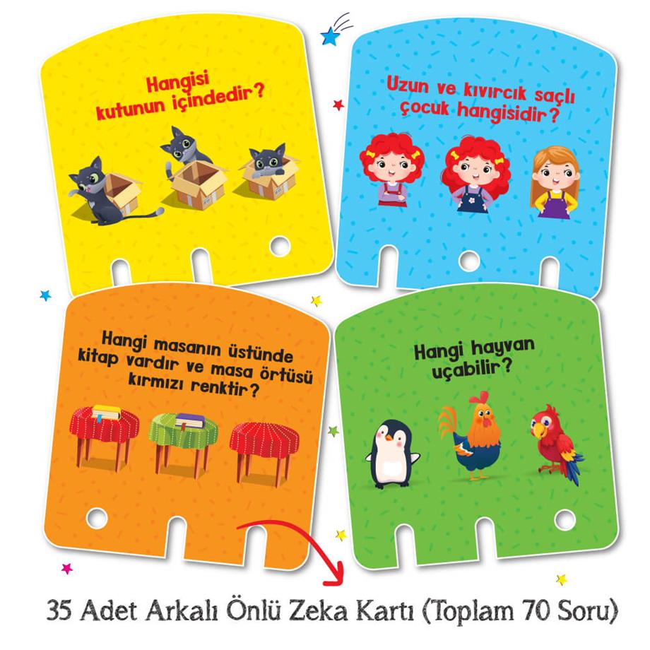 Zeka Kutusu  Konuşmayı ve Dikkati Geliştiren 2-4 Yaş