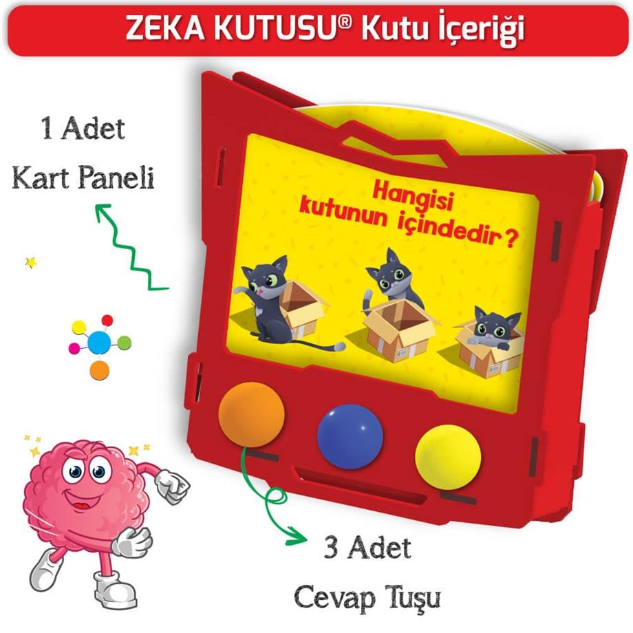 Zeka Kutusu  Konuşmayı ve Dikkati Geliştiren 2-4 Yaş
