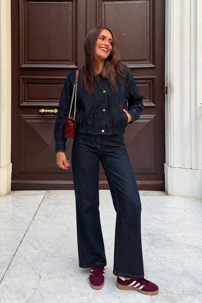 Aden Indigo Denim Takım   10384