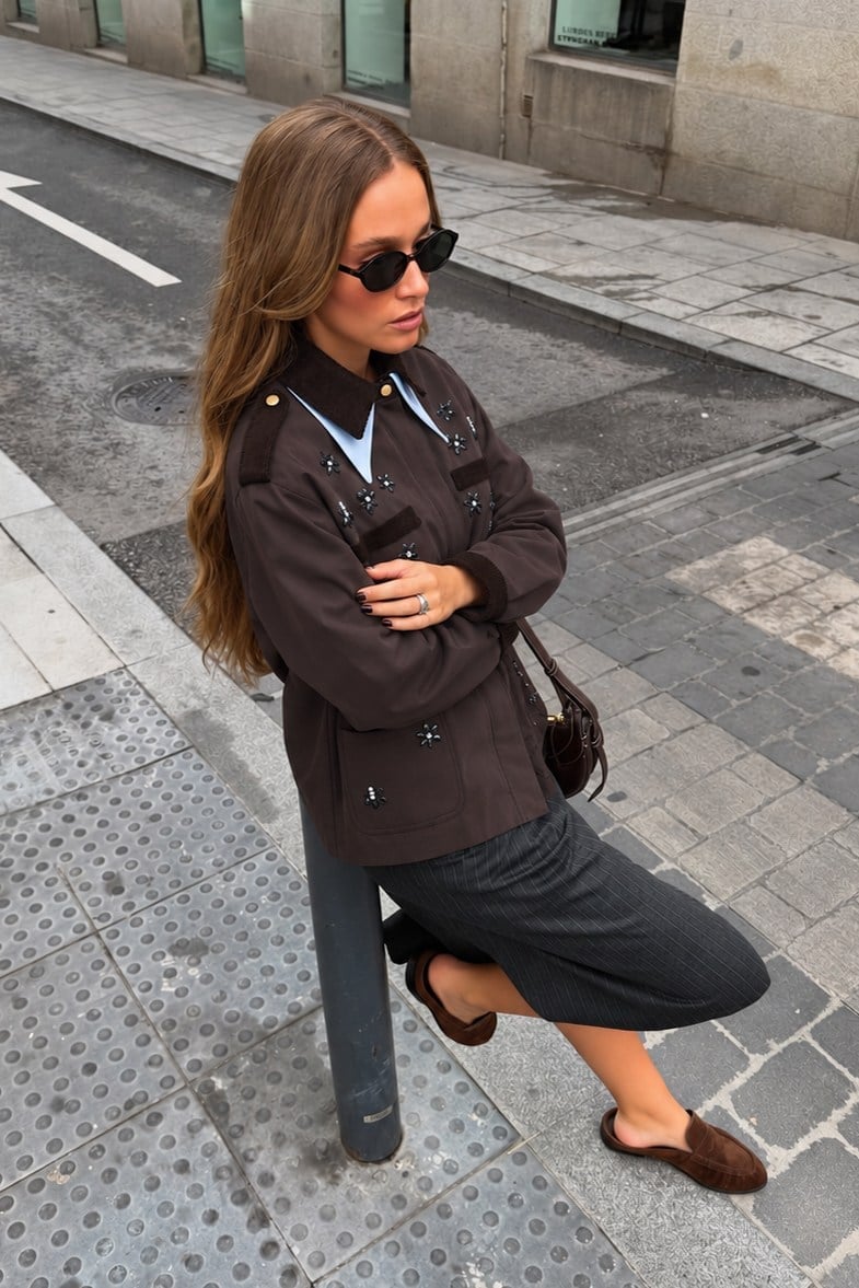 Celeste Taş İşlemeli Ceket   6223