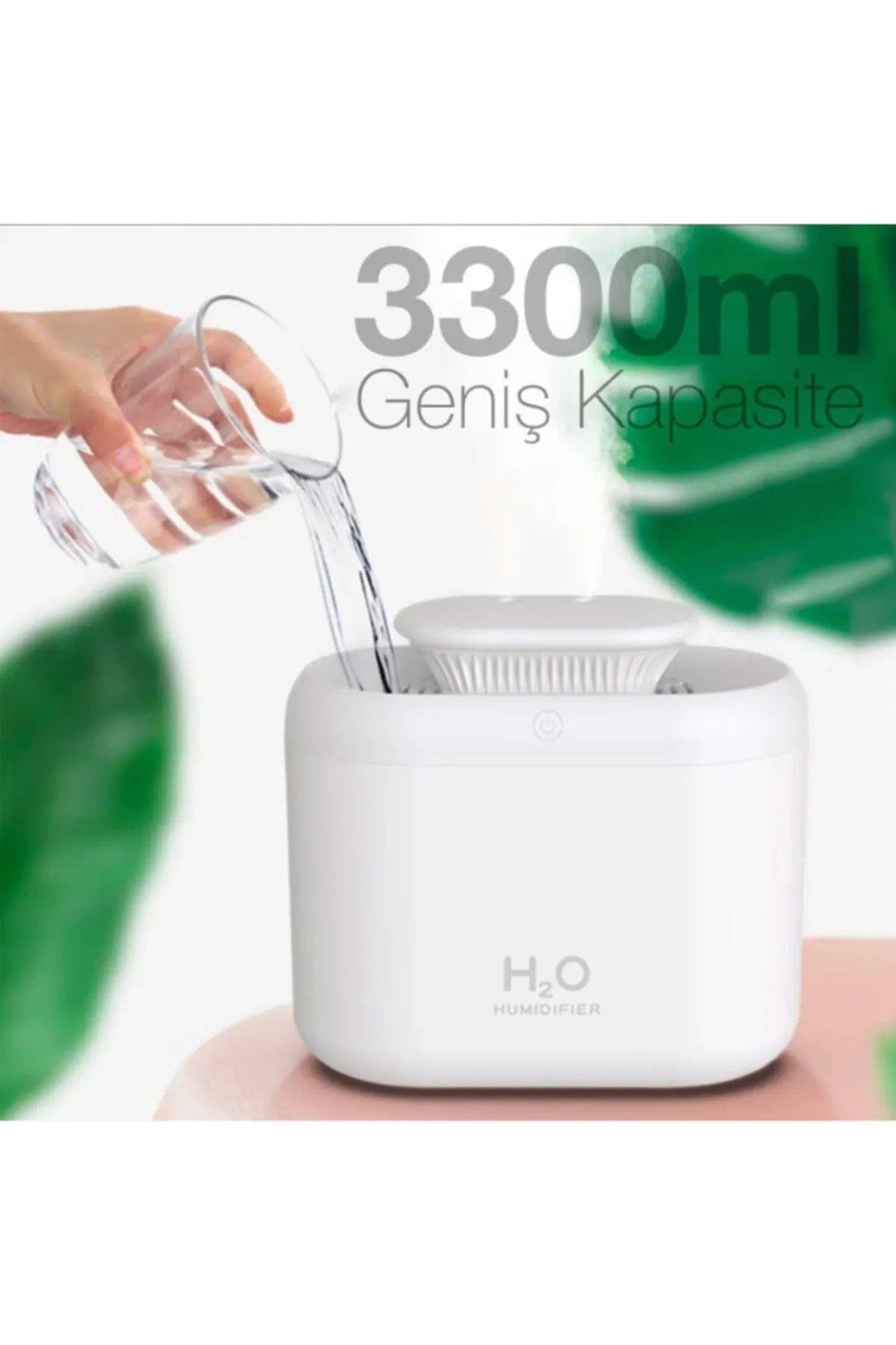 3300 ml Ulrasonik Hava Nemlendirici Buhar Makinesi Ve Aroma Difüzörü