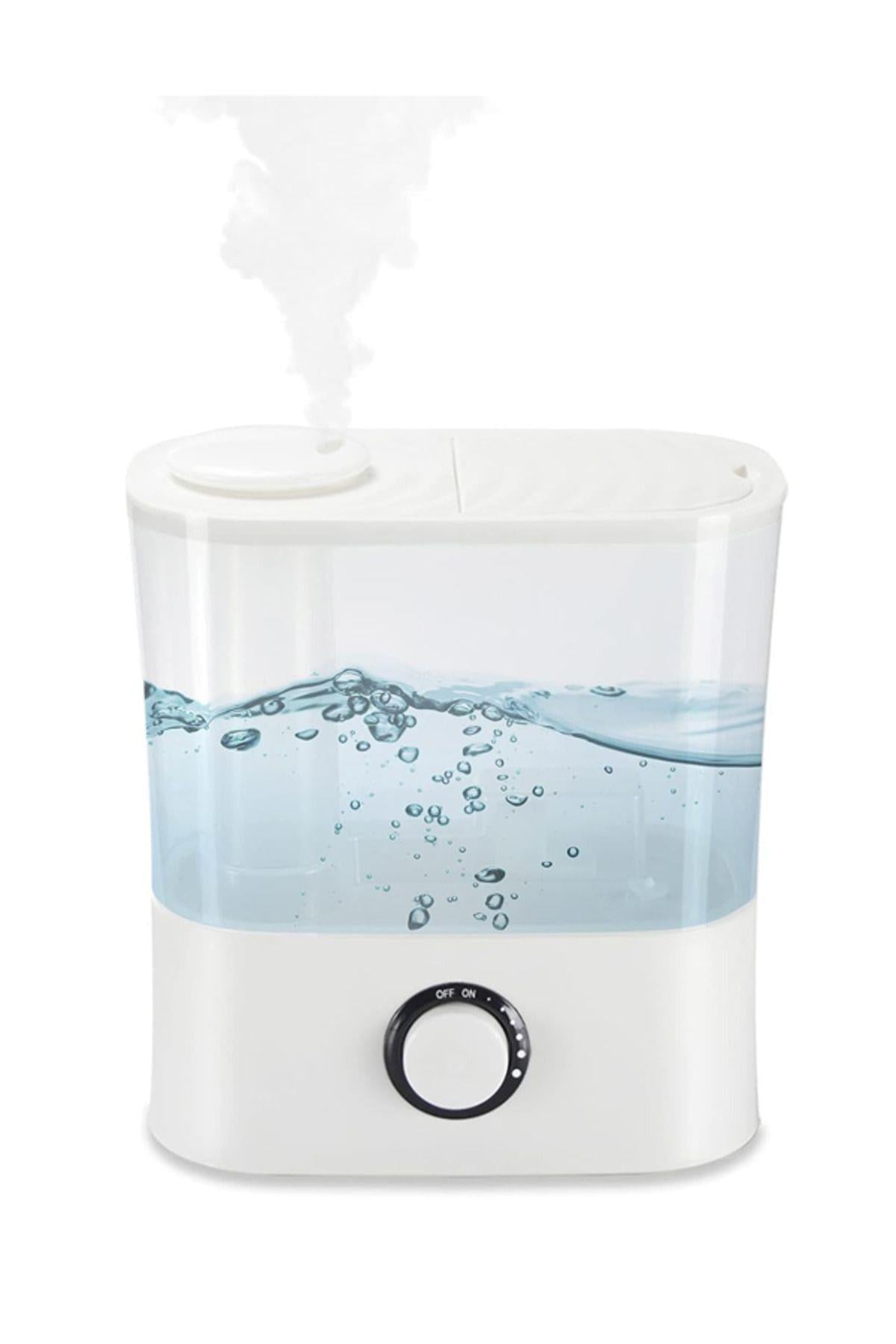 4l, Büyük Kapatise Aromaterapi Difüzörlü Akvaryum Görünümlü Hava Nemlendiricisi