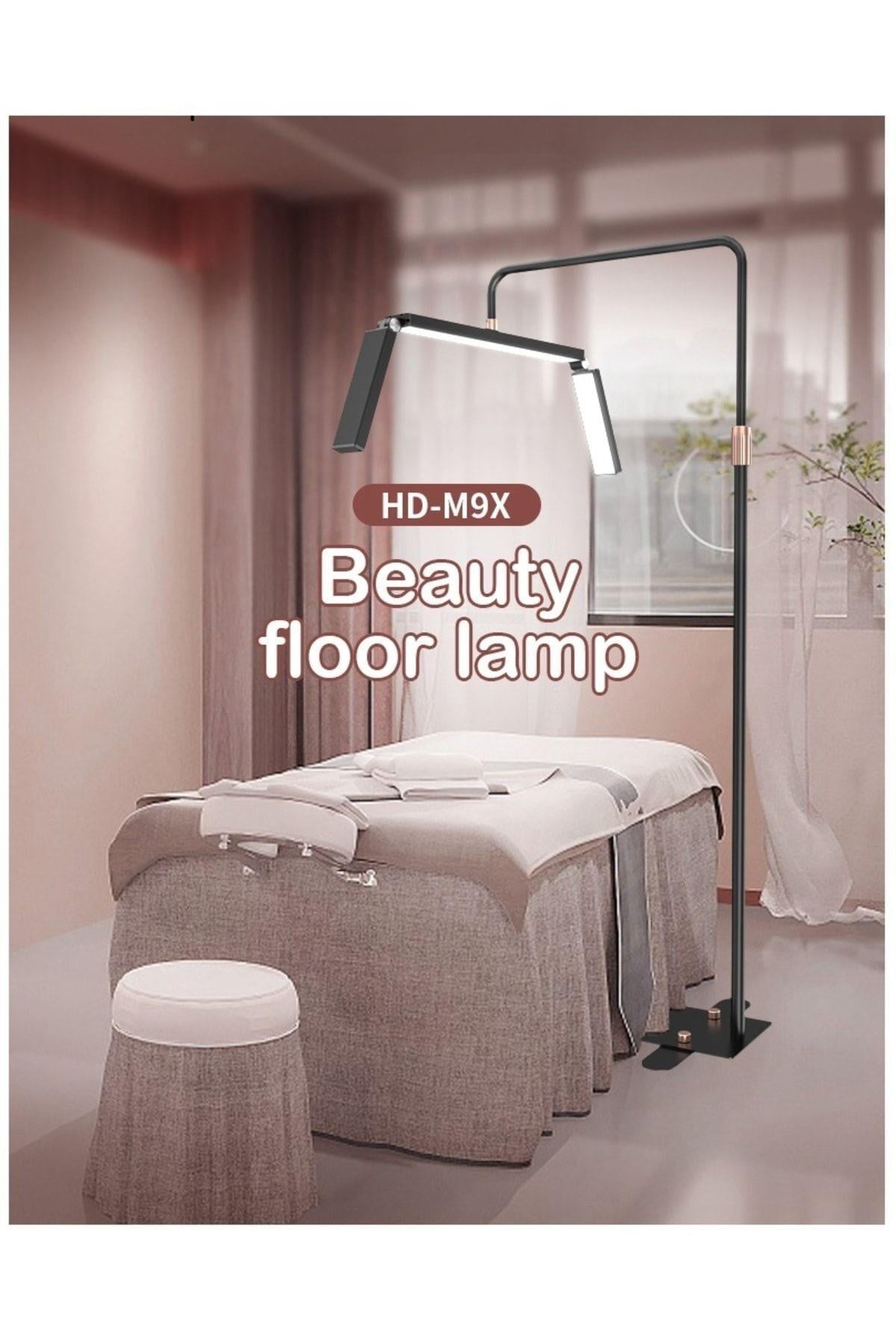 Beauty Kirpik Dövme için 36 İnç Yarım Ay Lamba Ayarlanabilir Parlaklık ve Yükseklik Soğuk Sıcak LED