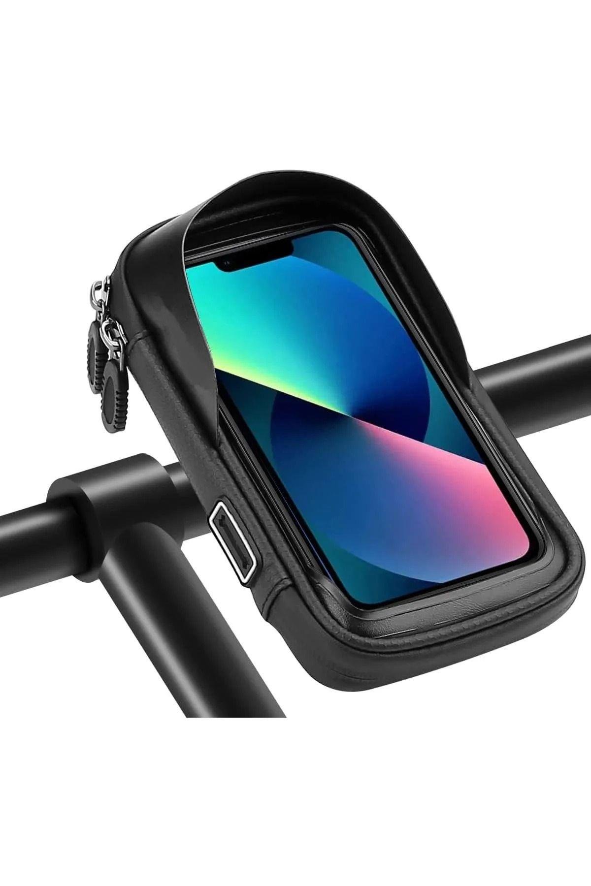 Bisiklet için Çanta ve Telefon Tutucu Bisiklet Çantası Bisiklet Çantası Dokunmatik