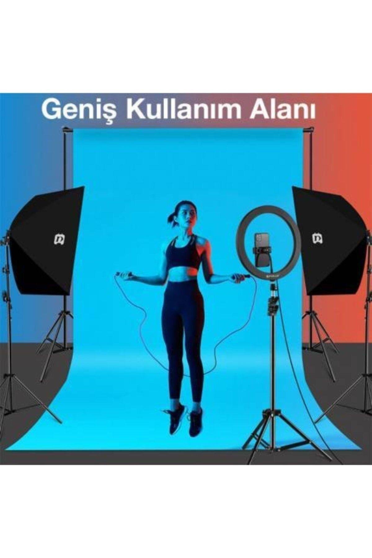 Çantalı Stüdyo Aydınlatma Işığı Tek Duy Beyaz Studio Led Işık