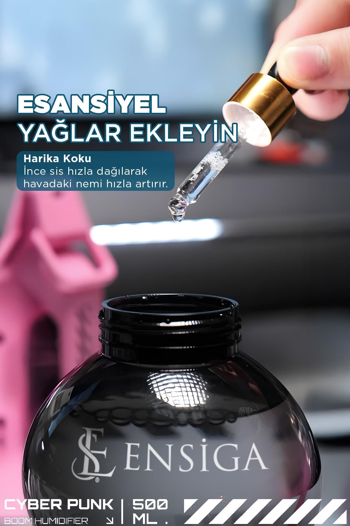 Cyberpunk E-spor Masaüstü Dekorasyon Bombası Nemlendirici Alev Spreyi Yaratıcı Difüzör