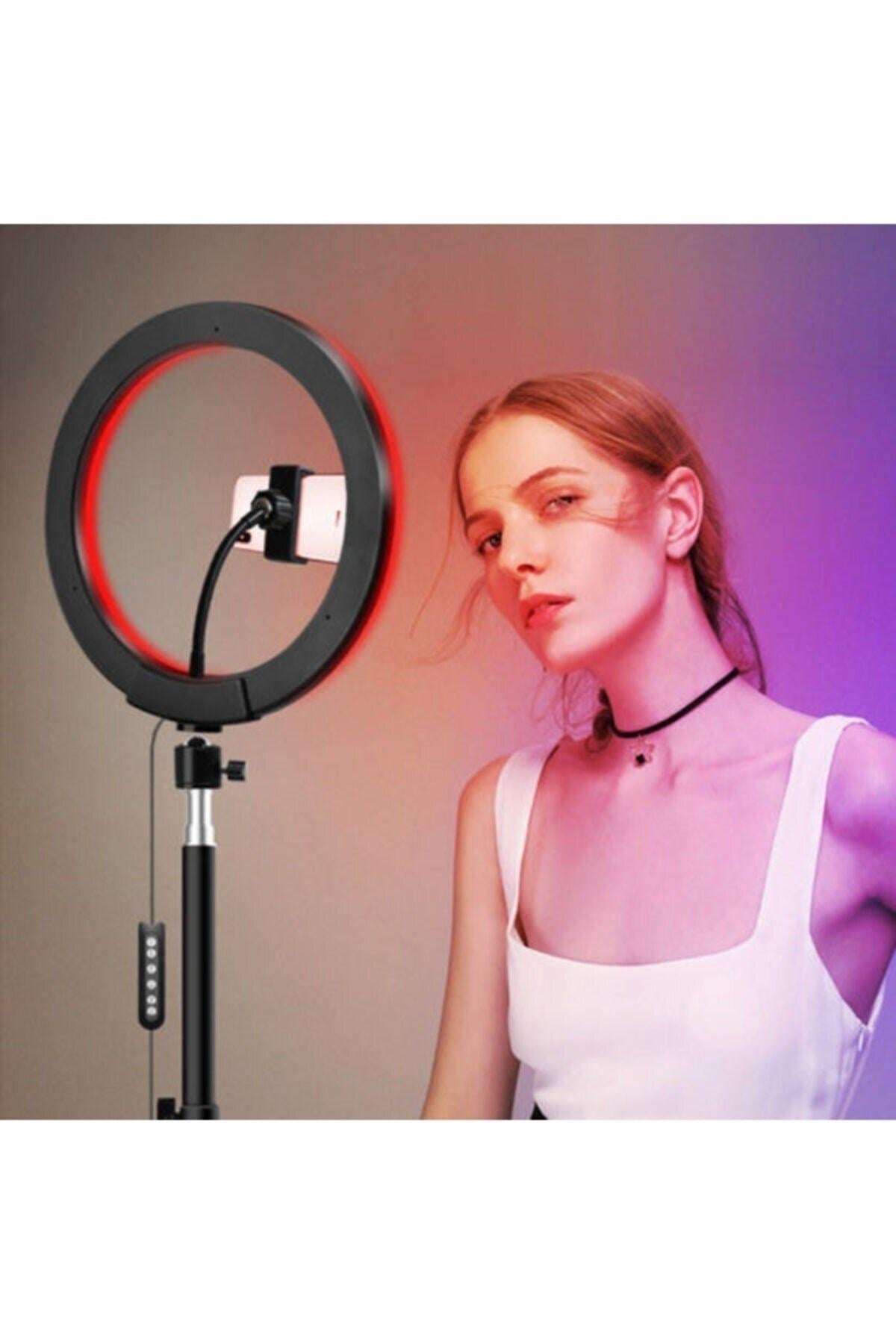 Gimbal Kablosuz Bluetooth Kumanda Selfie Tripod El Monopod dolgu ışığı IOS Android telefon deklanşör
