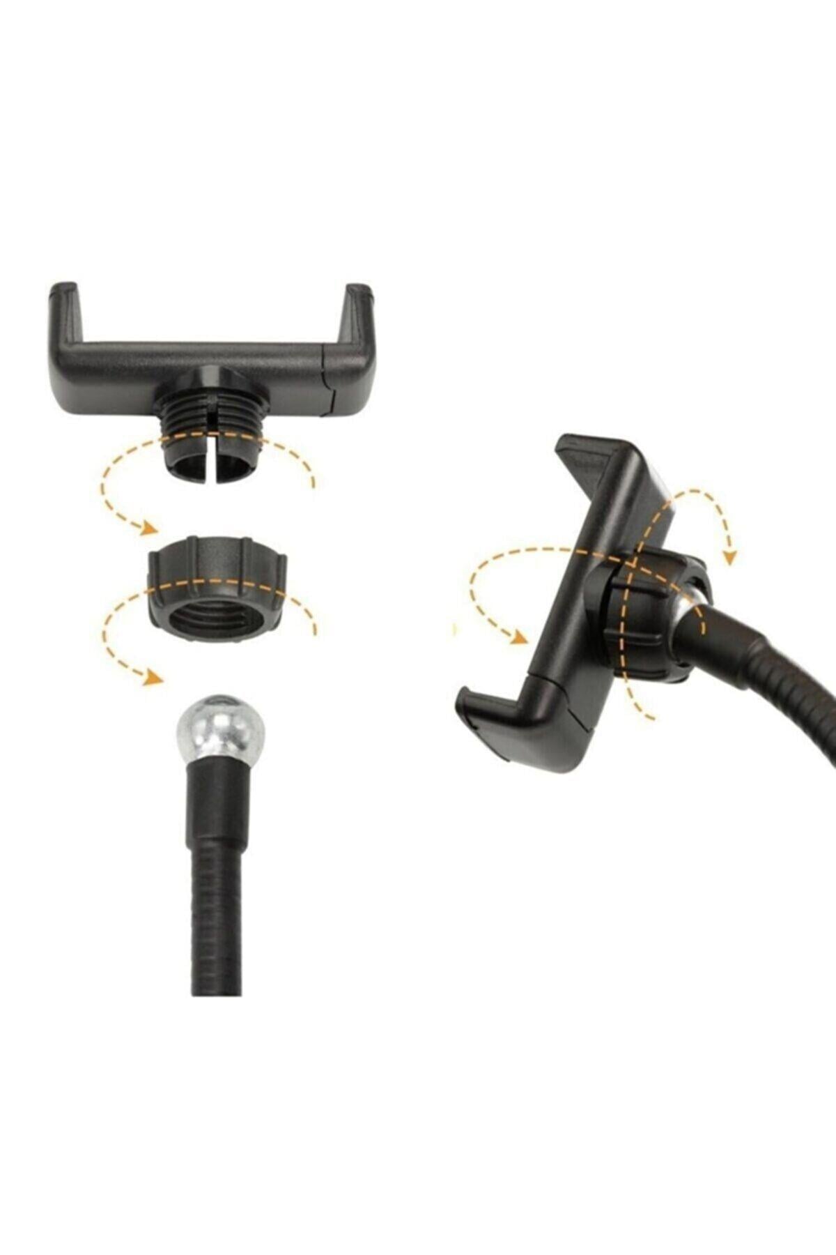Gimbal Kablosuz Bluetooth Kumanda Selfie Tripod El Monopod dolgu ışığı IOS Android telefon deklanşör