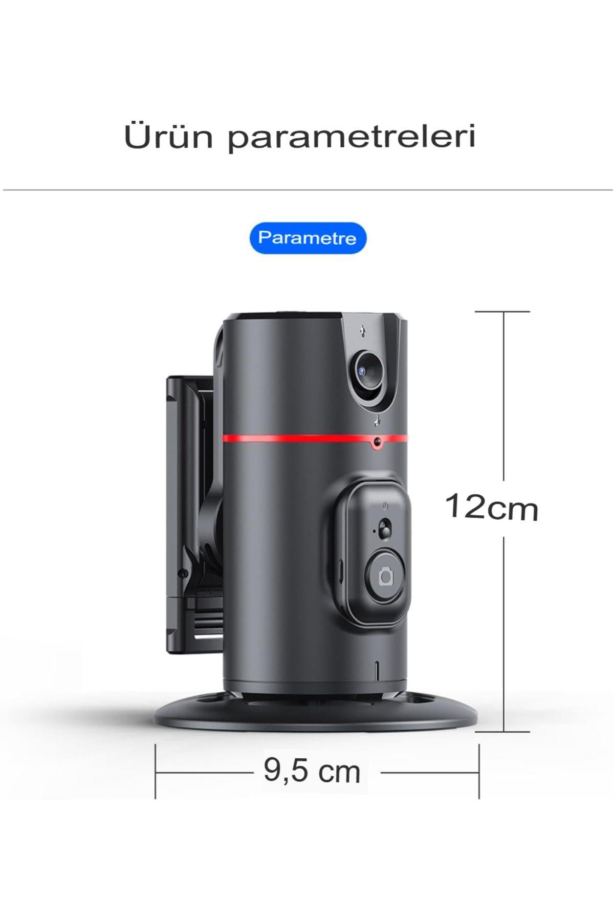 Gimbal Kablosuz Bluetooth Kumanda Selfie Tripod El Monopod dolgu ışığı IOS Android telefon deklanşör