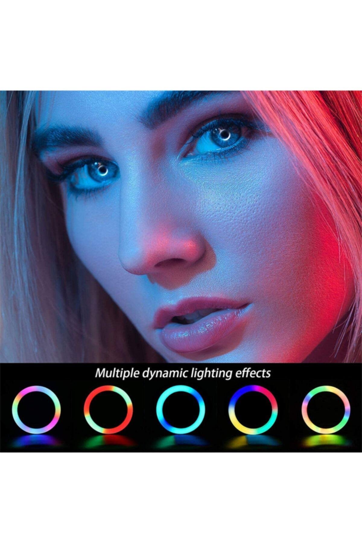 Gimbal Kablosuz Bluetooth Kumanda Selfie Tripod El Monopod dolgu ışığı IOS Android telefon deklanşör
