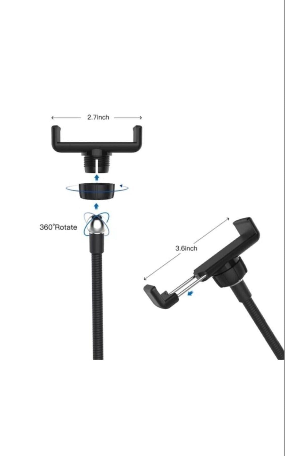 Gimbal Kablosuz Bluetooth Kumanda Selfie Tripod El Monopod dolgu ışığı IOS Android telefon deklanşör