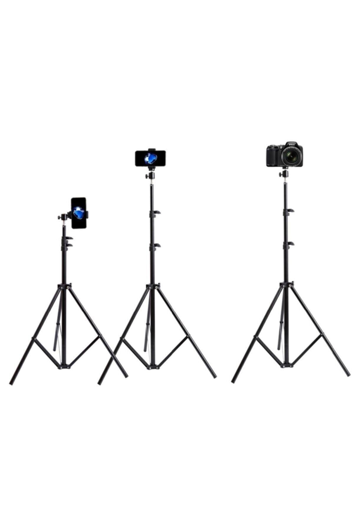 Gimbal Kablosuz Bluetooth Kumanda Selfie Tripod El Monopod dolgu ışığı IOS Android telefon deklanşör