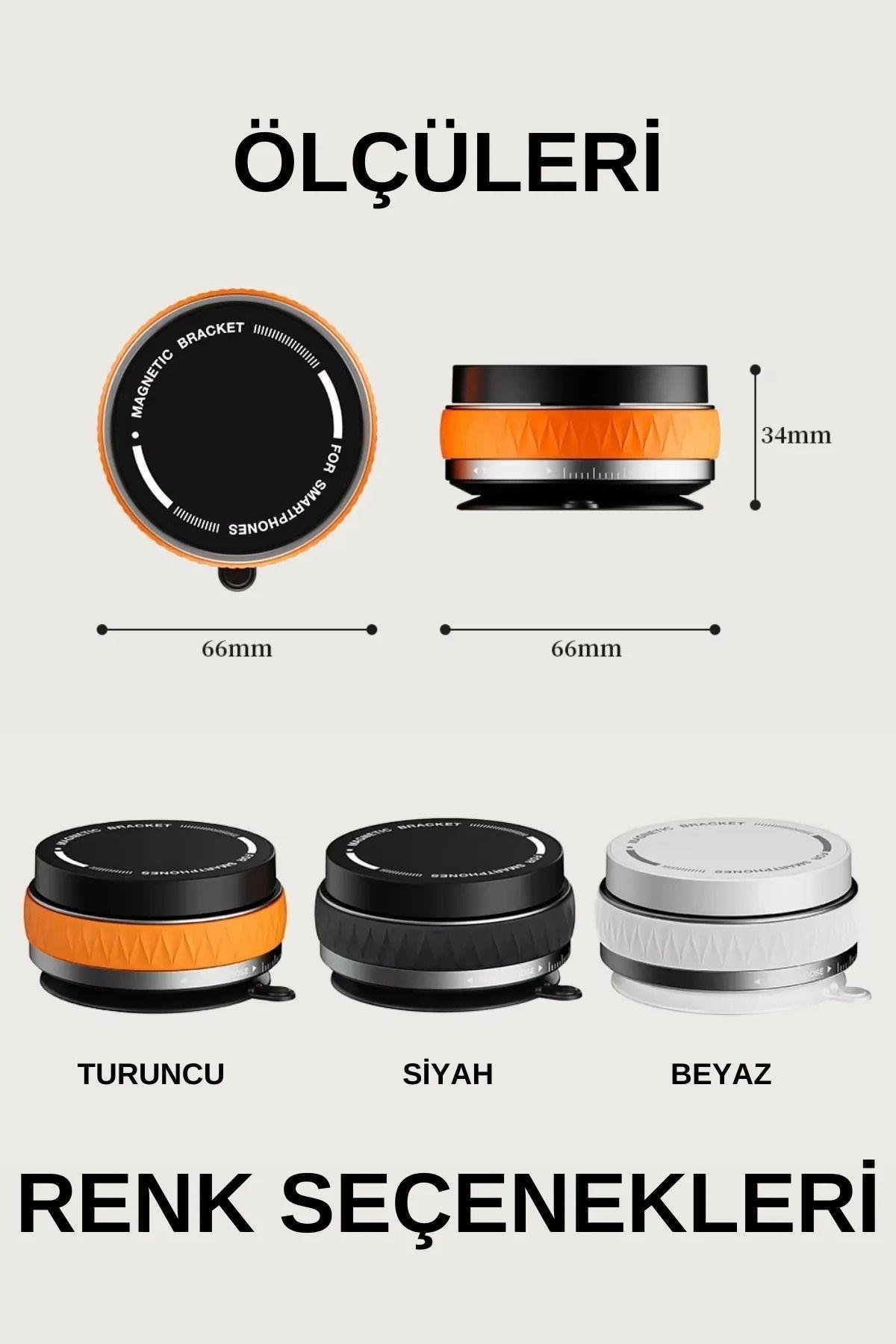 Kablosuz Araç İçi Cep Telefonu Tutucu Araç içi Montaj Süper Güçlü Vakumlu Manyetik Telefon Tutuc