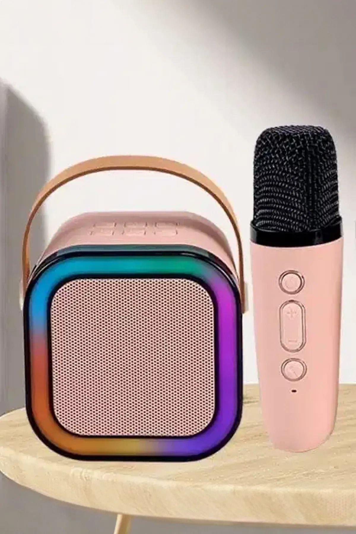 Kareoke Mikrofonlu Eğlenceli Parti İçin Bluetooth Özellikli Hoperlör