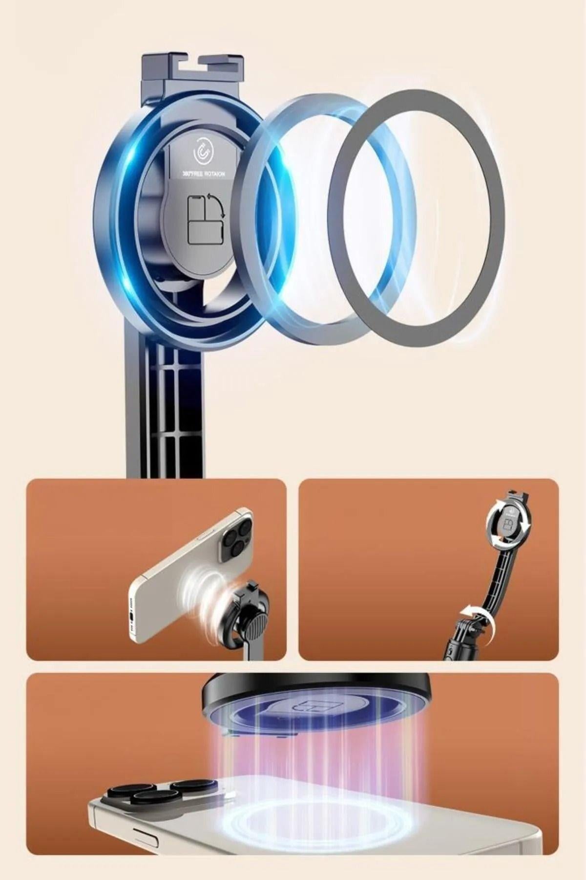 L20 Çok Amaçlı Tripod Kumandalı Selfie Çubuğu