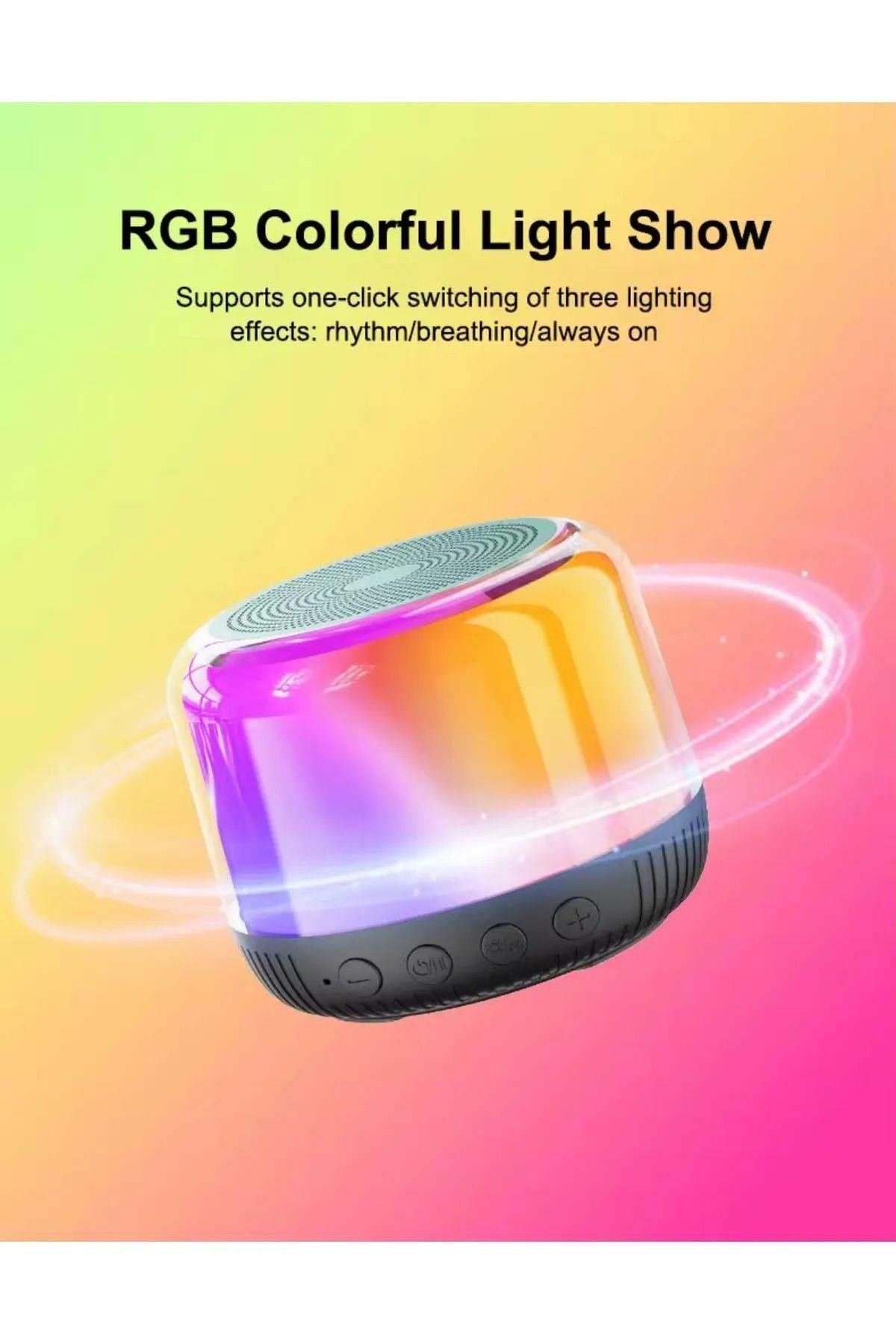 MagSafe Şarj Stantlı Kablosuz RGB Hoparlör