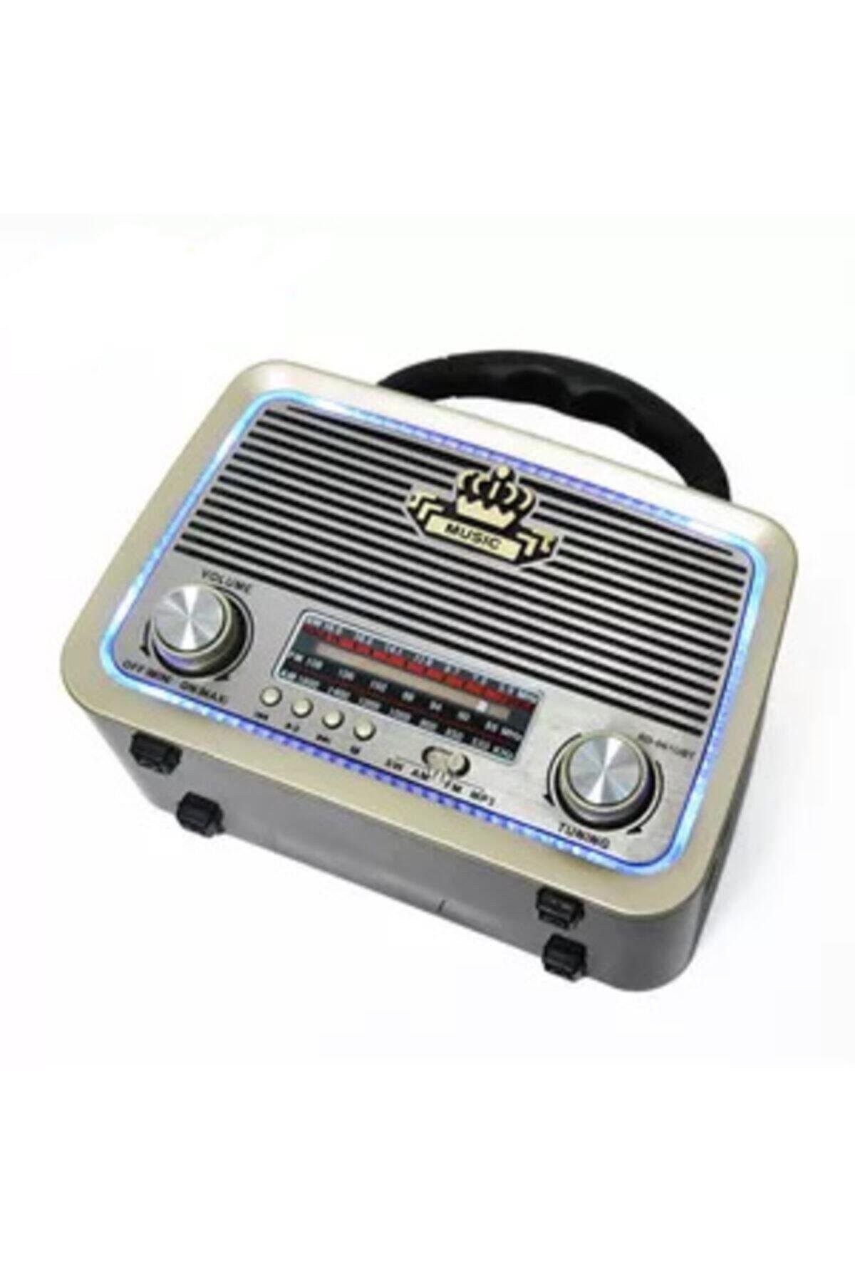 Nostalji Klasik Radyo Ahşap Usb Bluetooth 3 Band Klasik Radyo