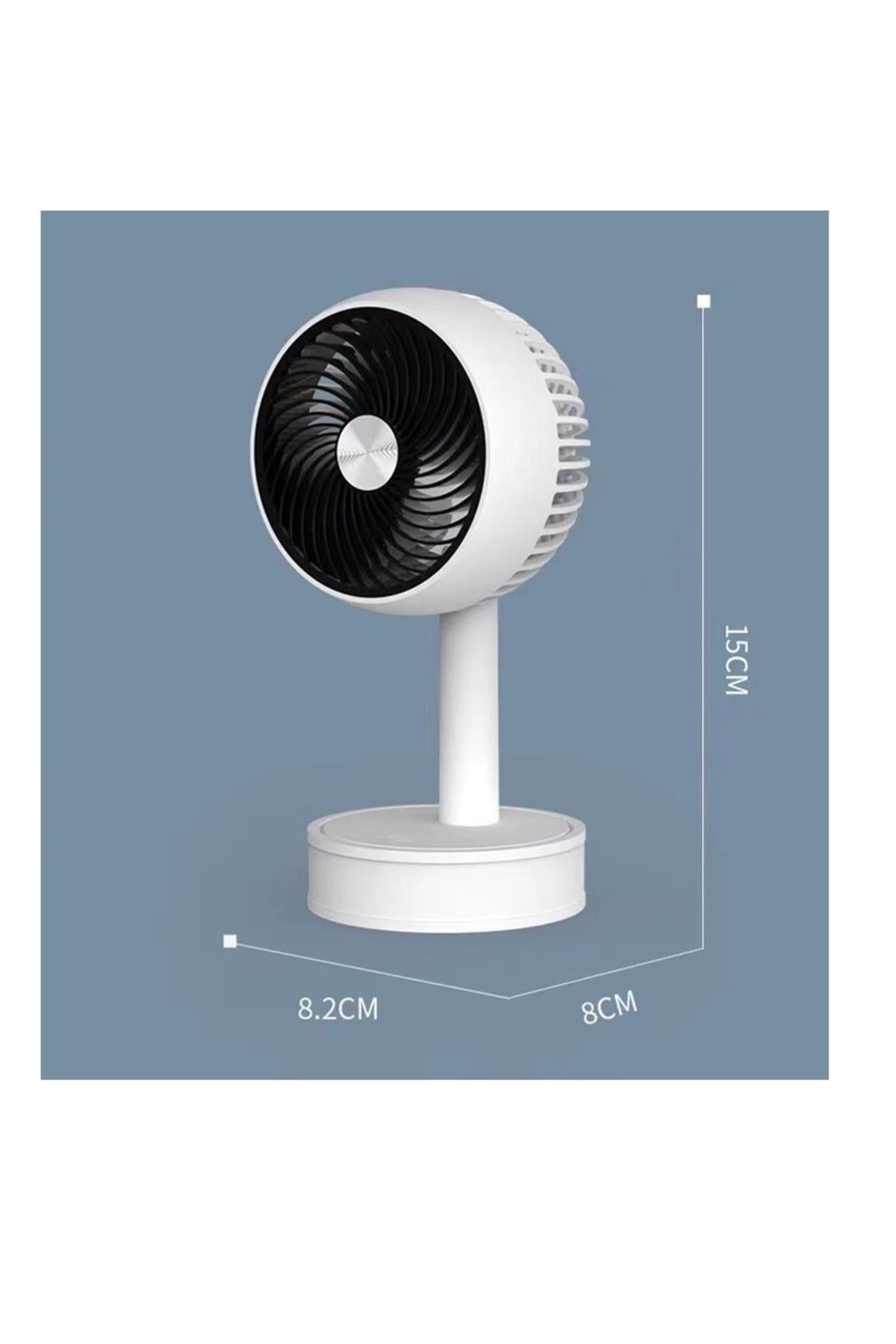 Şarjlı Masa Ve El Fan Taşınabilir Şarjlı Edilebilir Mini El fan