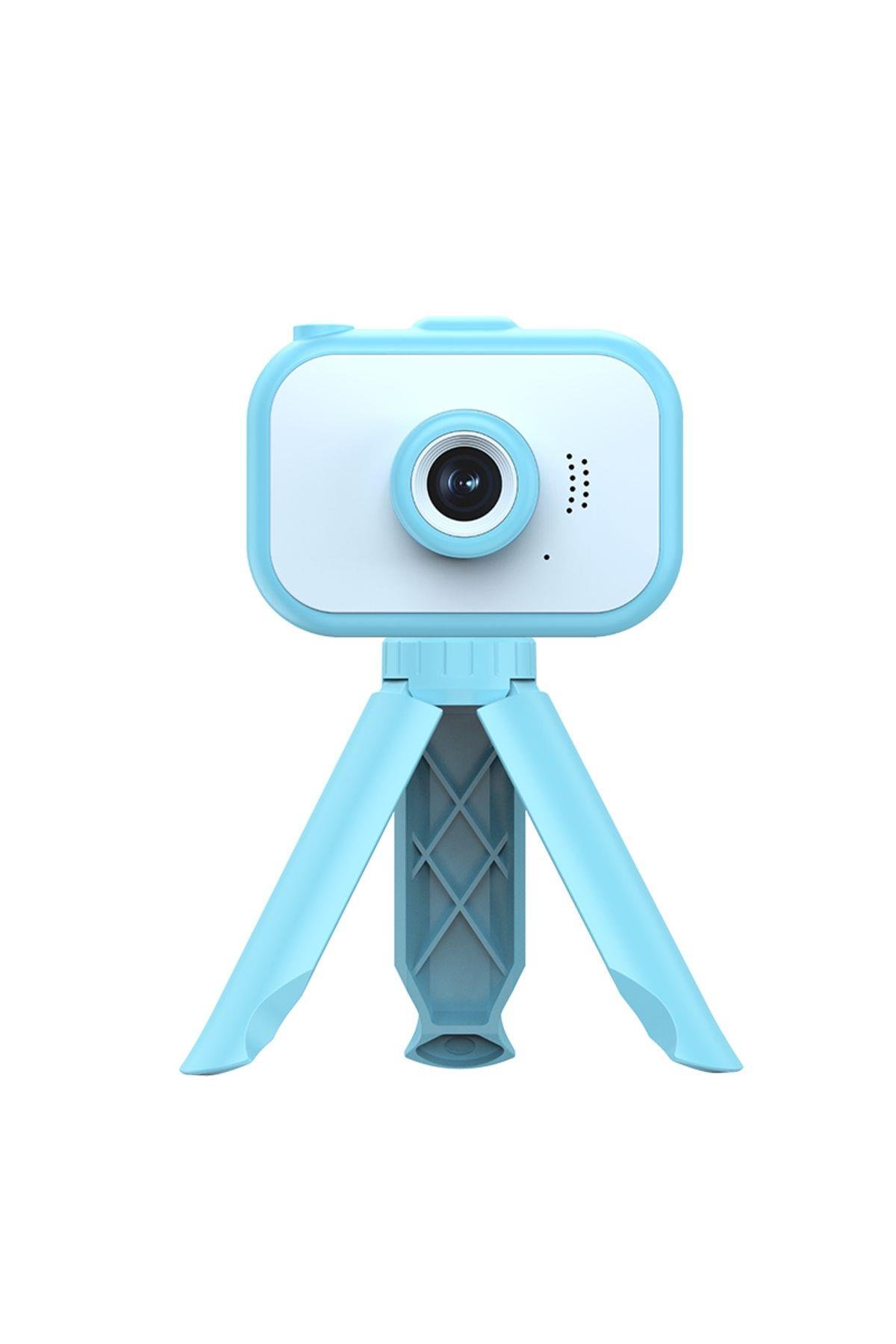 Tripodlu Mini 1080p Hd Çocuk Kamera Dijital Fotoğraf Makinesi 2.0 Inç Ekran