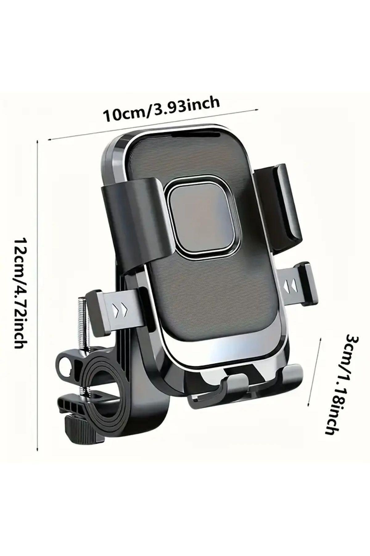 XY-088 Motosiklet & Bisiklet Telefon Tutucu Gidon Bağlantılı
