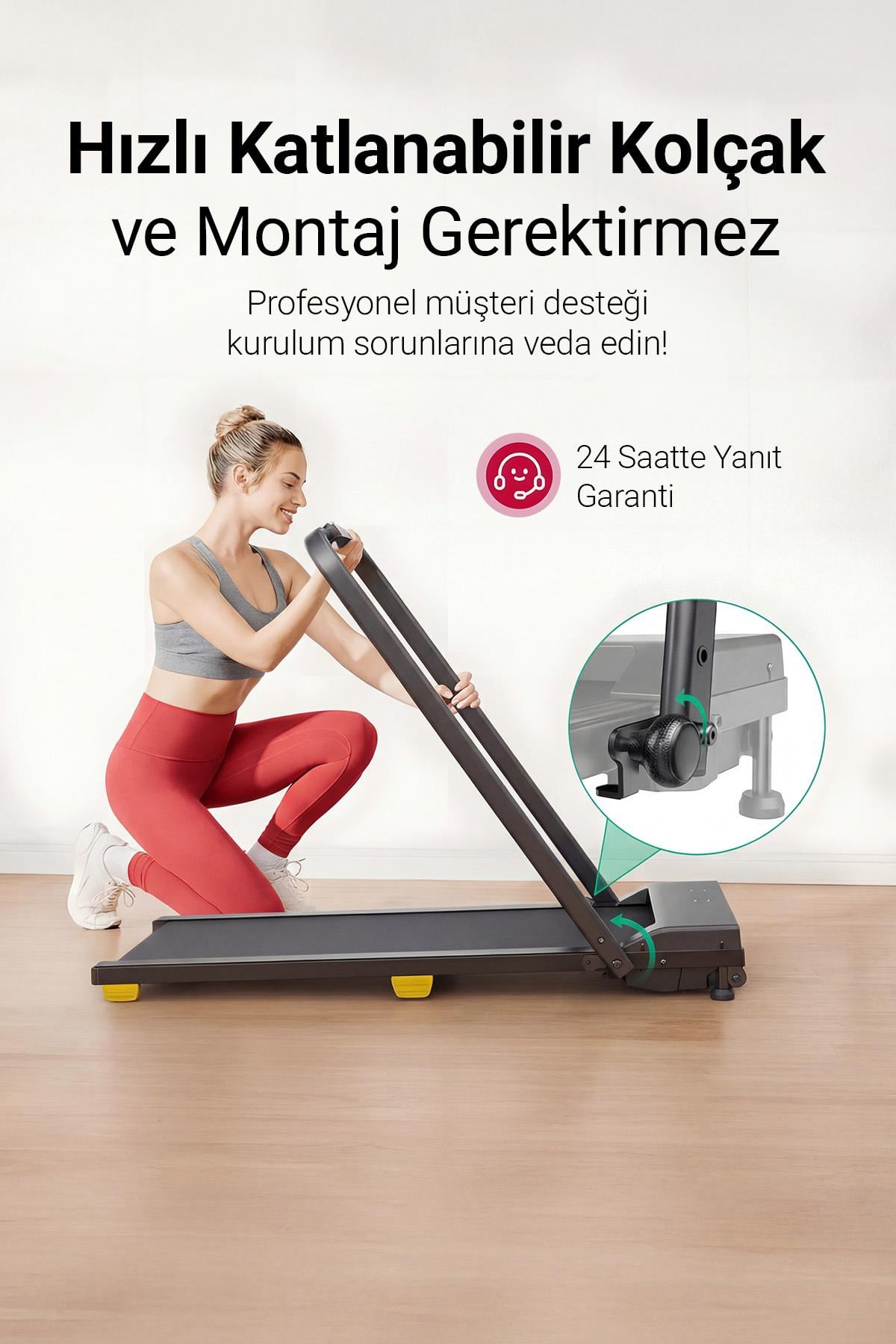 Yeni Nesil Bluetoothlu Koşu Bandı Müzik Çalarlı 10-12 KM Hız 2 HP Kumandalı Band