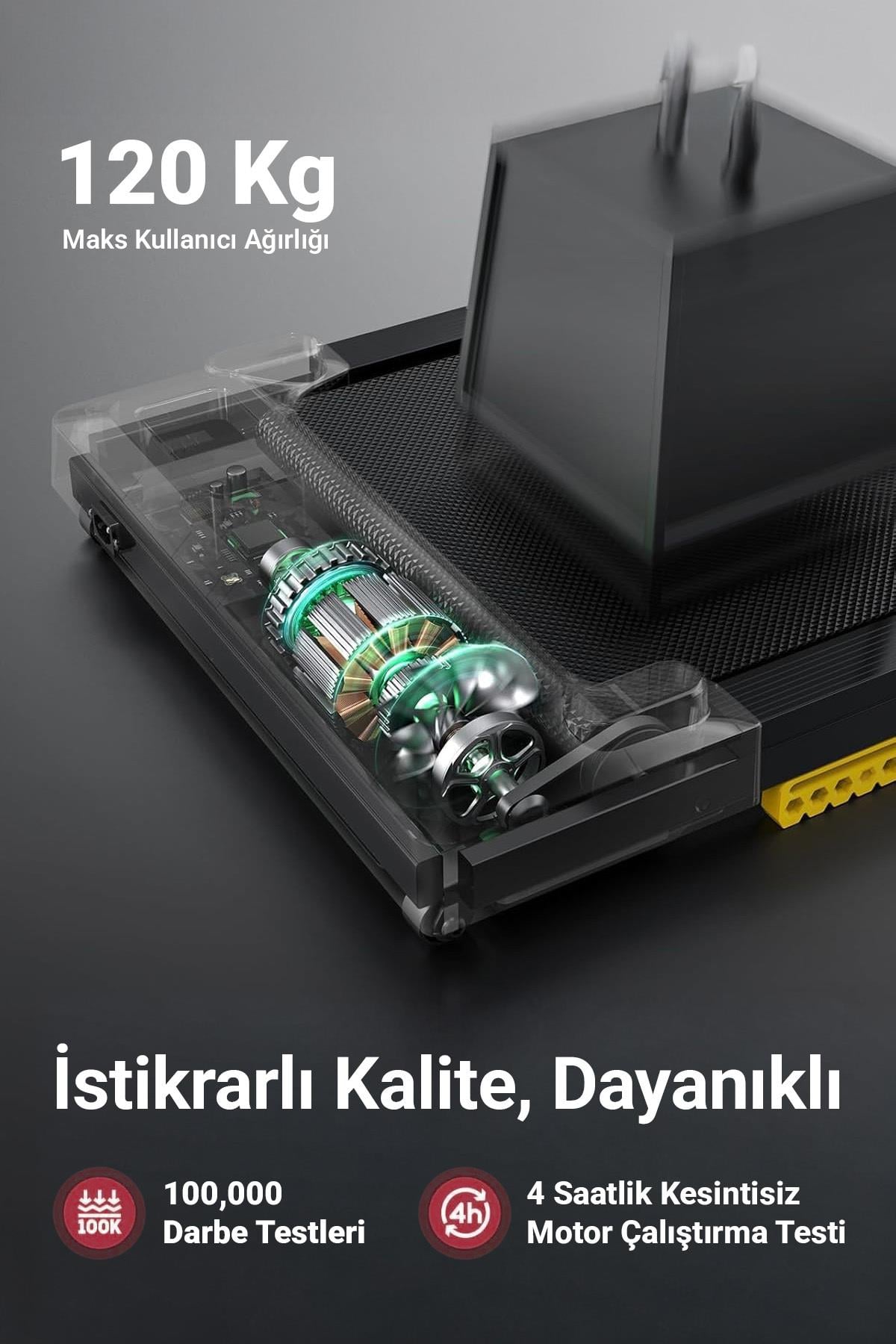 Yeni Nesil Bluetoothlu Koşu Bandı Müzik Çalarlı 10-12 KM Hız 2 HP Kumandalı Band