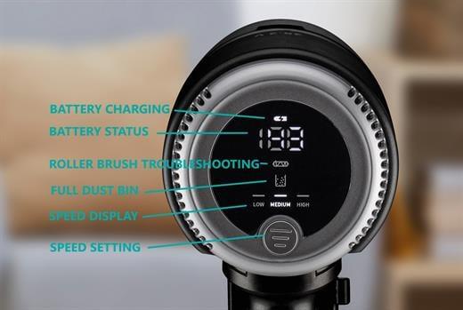 HISENSE HVC6664BK SİYAH DİKEY ŞARJLI SÜPÜRGE 