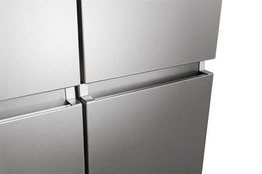 HISENSE RQ758N4SBSE 609 LT. 4 KAPILI GARDIROP TİPİ NO FROST İNOX BUZDOLABI 